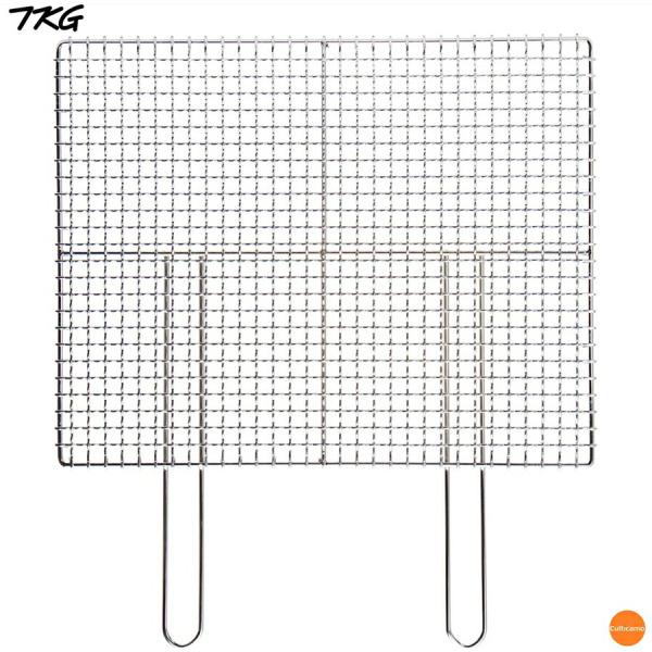 TKG　業務用焼物網　タフロス　ダブル取手　60号　60cmｘ40cm　柄16.5cm　DTH-05