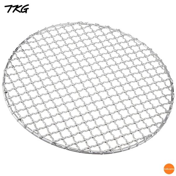 TKG　18-8　クリンプ目　丸焼網　タフマル　29cm　DTH-06