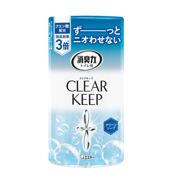 エステー　消臭力　トイレ用　クリアキープ　クリーンソープ　400ml　XSY-B9