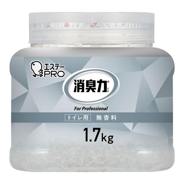 エステー　消臭力　業務用　クラッシュゲルタイプ　1.7kg　無香料　トイレ用　XSY-C1