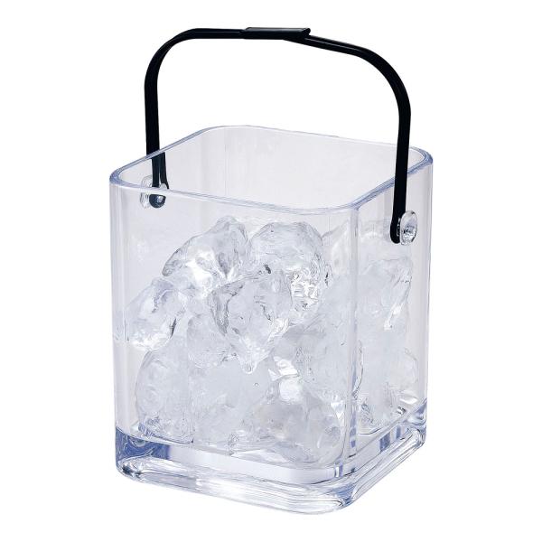 UK　アクリル　アイスペール　角　1.3L　PAI-C5
