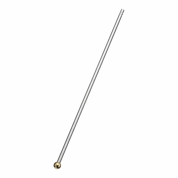 18-10　ブロアム　マドラー　部分金メッキ　OMD-39