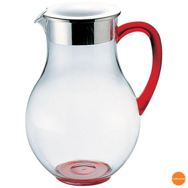 UK　ウォーターピッチャー　蓋付　2.2L　レッド　03031090　PUO-B4