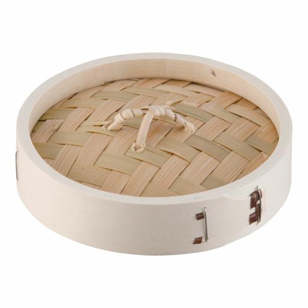 白木　ミニ中華セイロ　蓋　15cm用　QSI-19