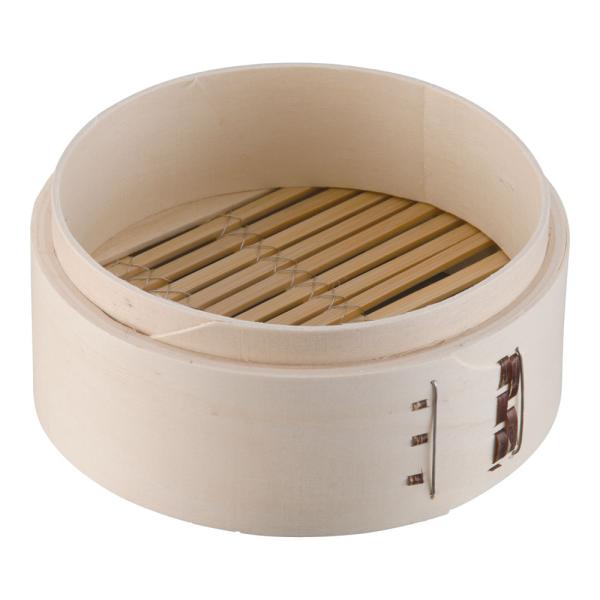 白木　ミニ中華セイロ　身　15cm　QSI-19