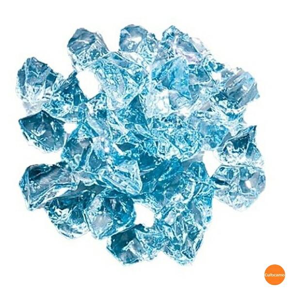 アクリル　ロックアイス　1kg入　ブルー　AHL-V8