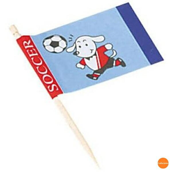 ランチ旗　200本入　サッカー　QLV-03