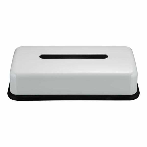 メラミン　ティッシュボックス　黒底　HW-1304　VTI-22