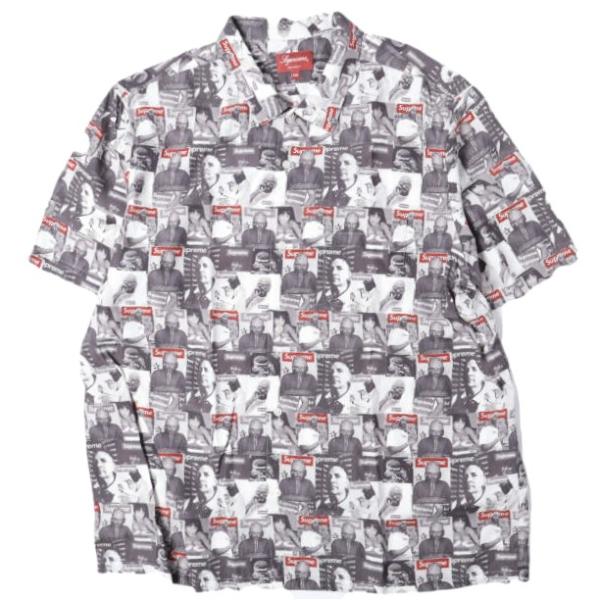 SUPREME シュプリーム 23SS Magazine S/S Shirt マガジンシャツ XXL...