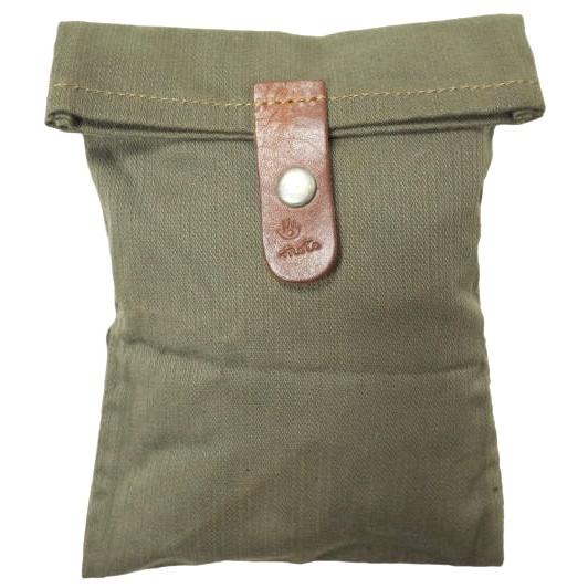 MOTO モト 三つ折りコットンカードケース OLIVE 名刺入れ f1154