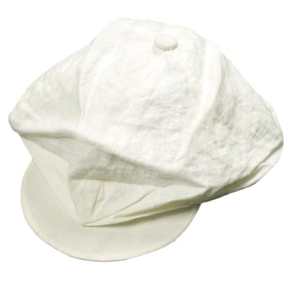 Artigiana Sartoria Veneta アルティギアナサルトルべネタ リネンキャスケット...