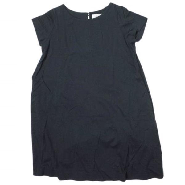 J＆M Davidson ジェイアンドエムデヴィッドソン 日本製 天竺クルーネックフレアワンピース ...