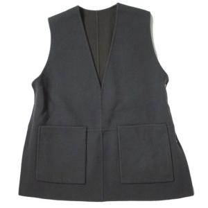 DRAWER Drawer / ドゥロワー | ウール ベルテッド ショールカラー ジレ