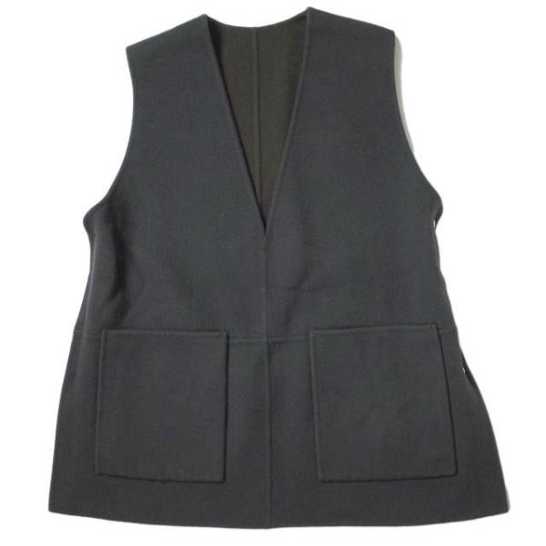 Drawer ドゥロワー 21AW 日本製 ウールリバーコンビベスト 6521-234-0927 3...