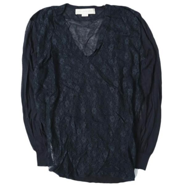 Stella McCartney ステラマッカートニー イタリア製 コットンシルク フラワーレース ...