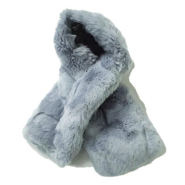 YVES SALOMON イヴサロモン フランス製 レッキスラビットファー ティペット 9WAA06...