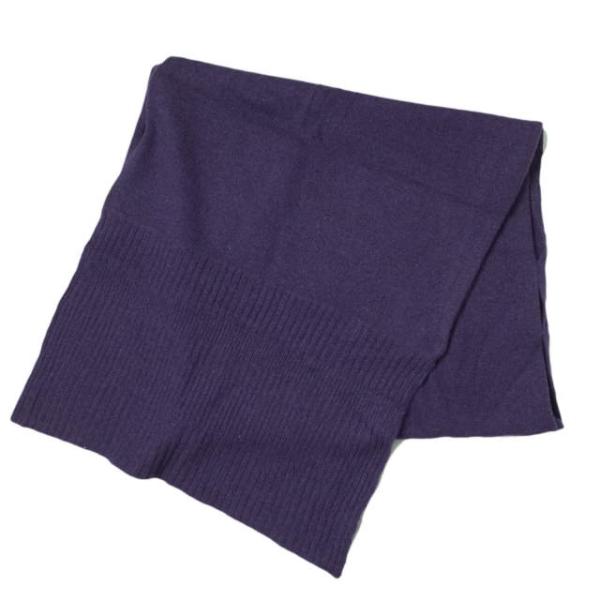 BEAMS BOY ビームスボーイ ウール大判マフラー パープル g10592