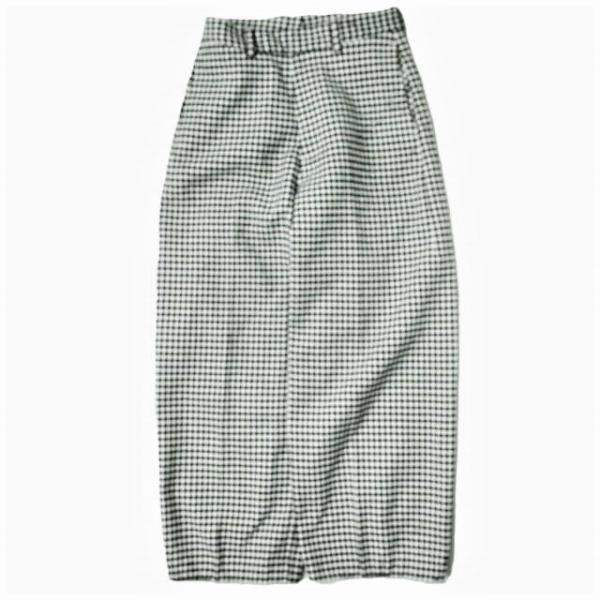 BEAMS BOY ビームスボーイ 19AW ポリエステルレーヨン ハウンドトゥーススラックス 13...