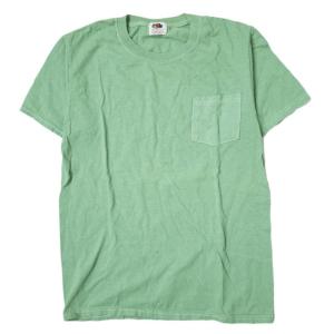 FRUIT OF THE LOOM フルーツオブザルーム クルーネックポケットTシャツ 822-503FTP S グリーン 半袖 トップス g10614｜looponline