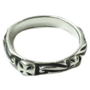 BILL WALL LEATHER ビルウォールレザー R202 シンクロスリング 13号 シルバー...