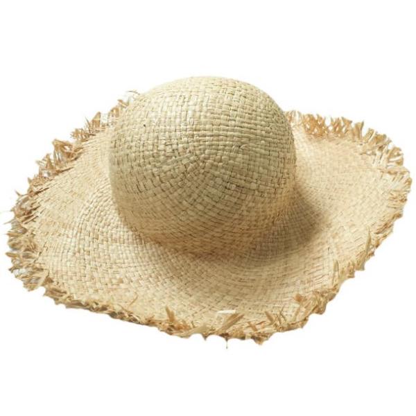 WILLYS ウィリーズ フランス製 Hewn hat ストローハット Adult/58cm ベージ...