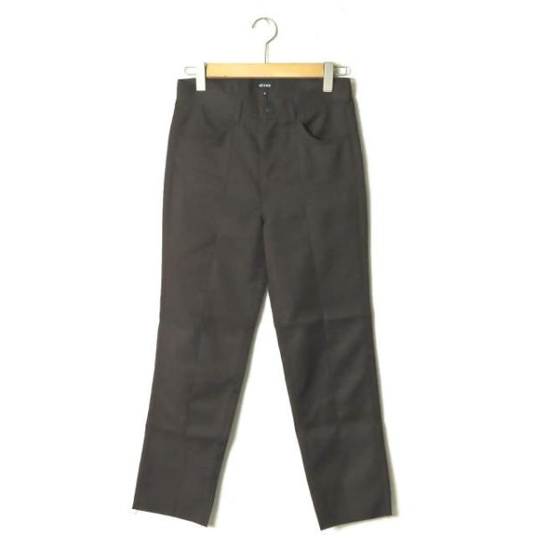 BEAMS ビームス スリットカットオフパンツ 11-21-0894-791 S ダークブラウン セ...