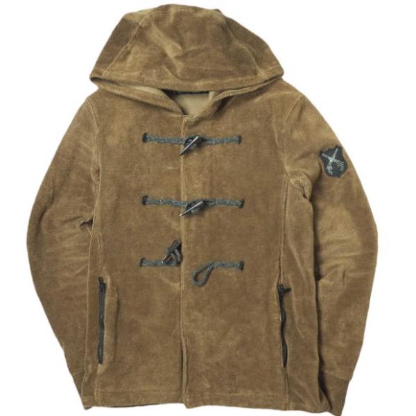 roar ロアー 日本製 パイルショートダッフルコート 13FRB-FR03 3 ブラウン 二丁拳銃...