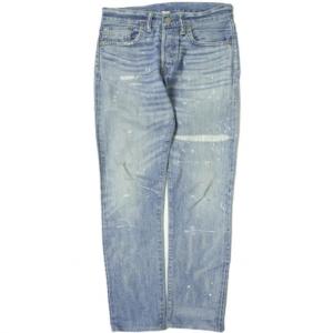ダブルアールエル) RRL 米国製 スリムフィット ペイント加工 Belden