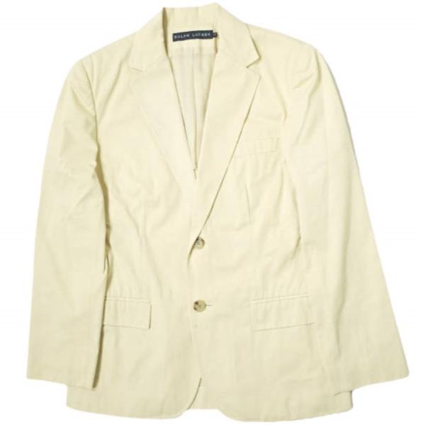RALPH LAUREN ラルフローレン 日本製 コットンツイル2Bジャケット 11 ベージュ テー...