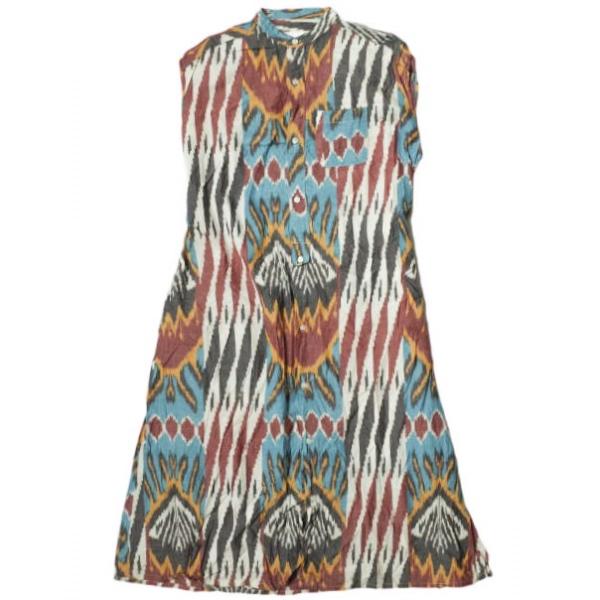 Engineered Garments エンジニアードガーメンツ 22SS イカット柄 ノースリーブ...