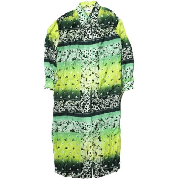 NOMA t.d. ノーマティーディー 22AW ドローユアガーデンシャツワンピース N34-DR0...