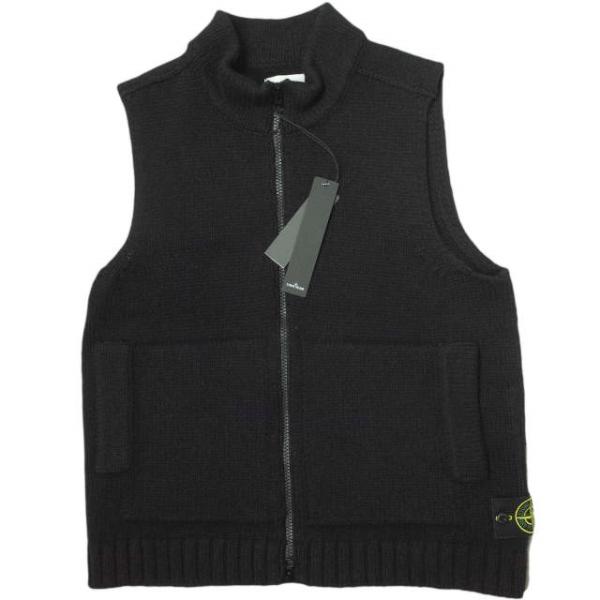 STONE ISLAND ストーンアイランド イタリア製 ジップアップニットベスト 7715535A...