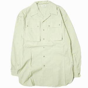 新品 LEMAIRE ルメール 22SS MILITARY SHIRT オープンカラー 新品 LEMAIRE ルメール 22SS MILITARY SHIRT オープンカラー