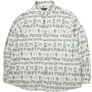 roarguns ロアーガンズ 23SS GRAFFITI PRINT SHIRT グラフィックプリ...