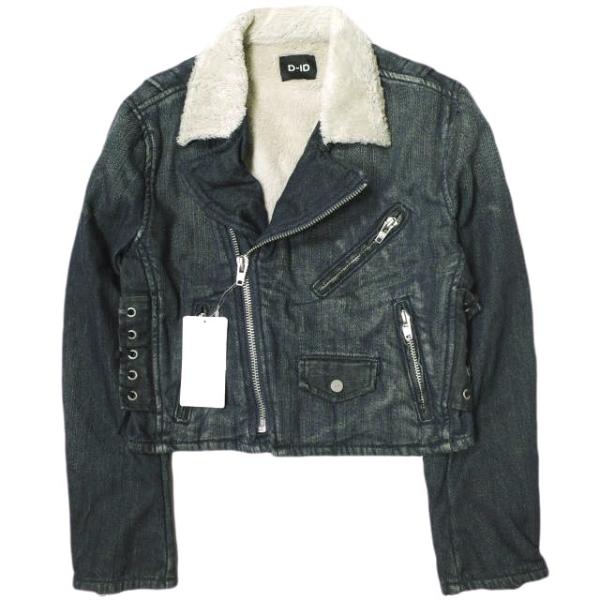 D-ID ディーアイディー BIKER JACKET ボアライナー デニムダブルライダースジャケット...
