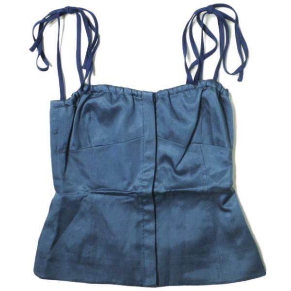 新品 ELIN エリン 日本製 キャミソールビスチェ 11702-14-1107 36 BLUE シ...