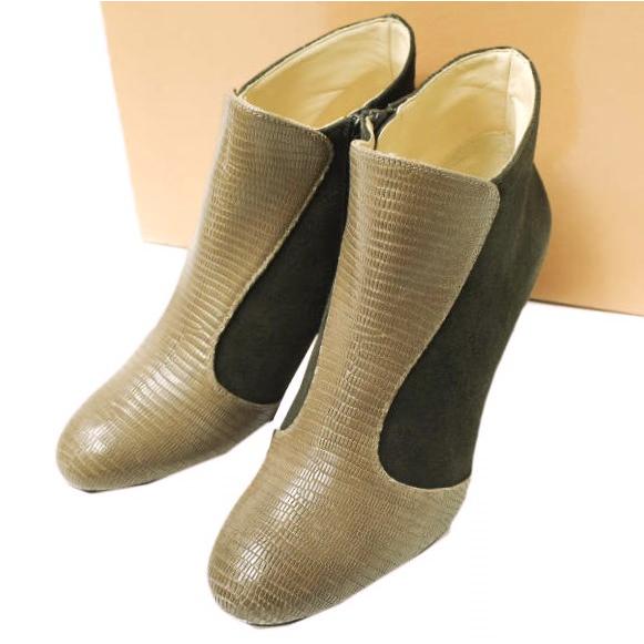 新品 FABIO RUSCONI ファビオルスコーニ GAZZE コンビネーション サイドジップヒー...