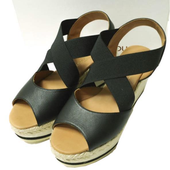 新品 LE CRABE ROUGE ルクラベルージュ スペイン製 CLASSIC ウエッジソールスト...