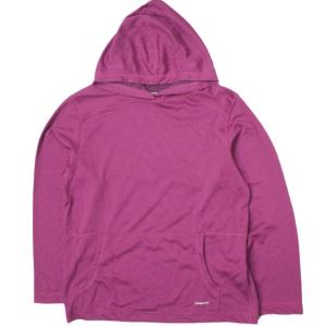 PATAGONIA パタゴニア ポリエステルメッシュプルオーバーフーディー 62525 KIDS L(12) パープル パーカー トップス g12965｜looponline