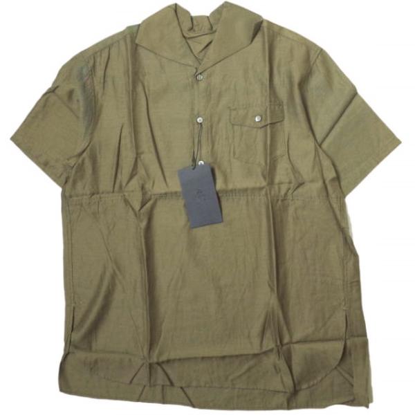 新品 URU ウル 日本製 COTTON CUPRA S/S SHIRTS コットンキュプラショート...