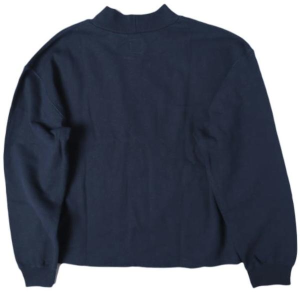 GARDE-N WORKS 裏起毛 モックネックリメイクスウェット Free NAVY トレーナー ...
