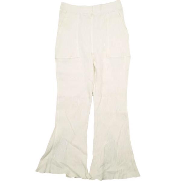 Ray BEAMS レイビームス ワッフルバックスリットパンツ 63-23-0272-101 0 オ...