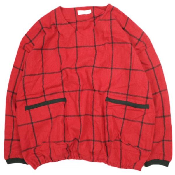 rdv o globe ランデヴーオーグローブ ウィンドウペン オーバーサイズウールスモック 142...