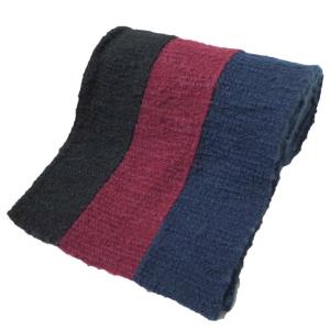 ts(s) ティーエスエス 日本製 ブークレボーダーモヘヤマフラー Murti ニット ウール スト...