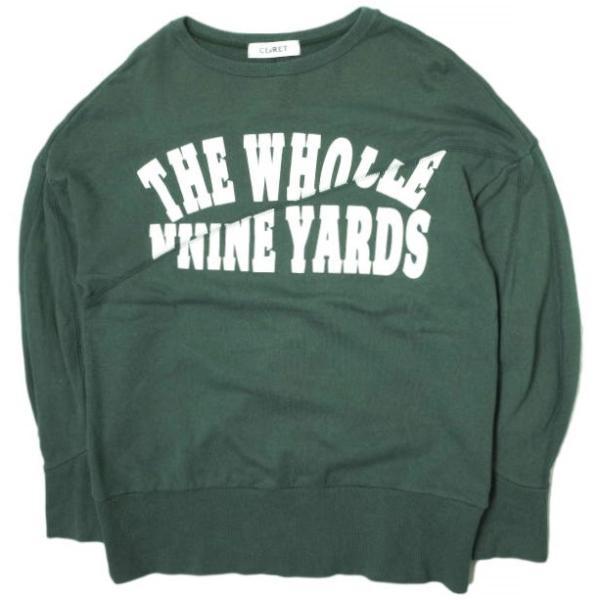CEaRET シーレット 22AW 日本製 Remake Logo Sweat リメイクロゴスウェッ...