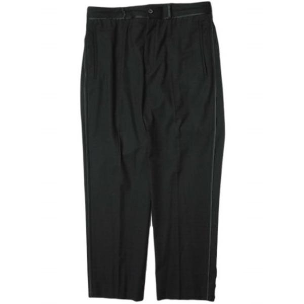 PRADA プラダ イタリア製 ヴァージンウール パイピングスラックス DNA528 S111 48...