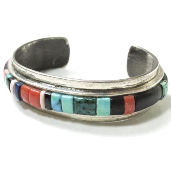 Edison Cummings エディソンカミングス Multistone Inlay Bracel...