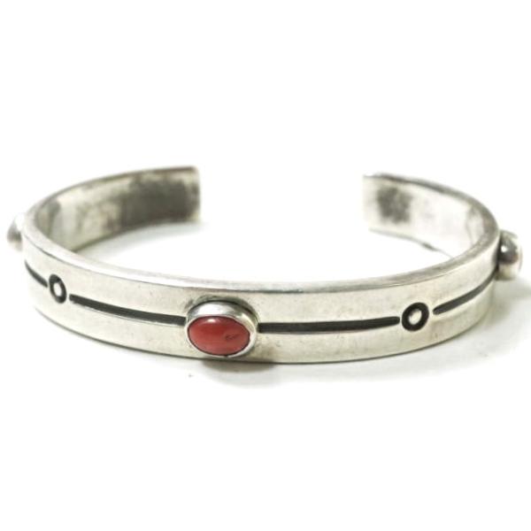 Stanley Parker スタンレイパーカー コーラルナローバングル シルバー インディアンジュ...