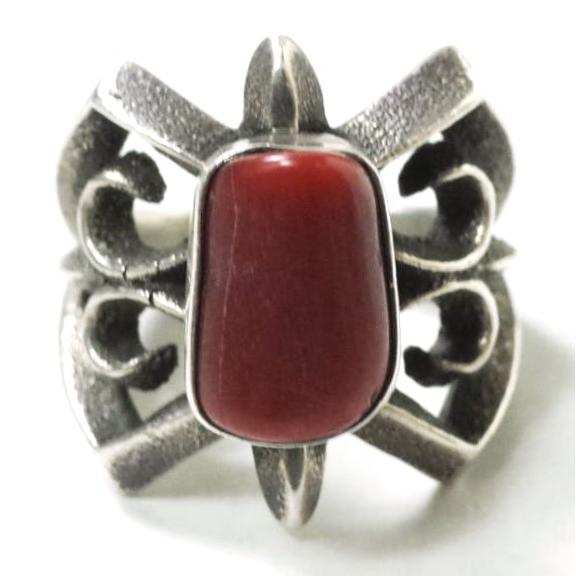 Aaron Anderson アーロンアンダーソン トゥーファキャスト コーラルリング 17号 シル...