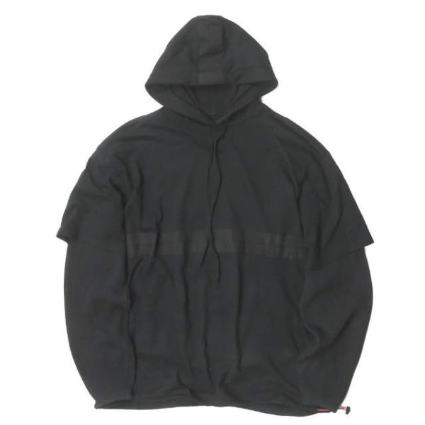 UNRAVEL PROJECT アンレーベルプロジェクト JERSEY DRAWSTRING HOO...